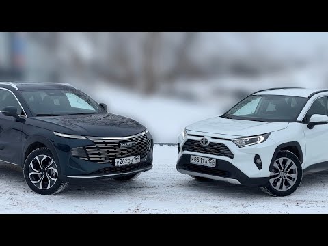 Видео: HAVAL F7 на фоне TOYOTA RAV-4 с пробегом.