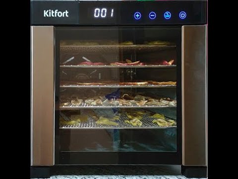Видео: Сушка фруктов и овощей. Обзор электросушилки Kitfort KT-1911.