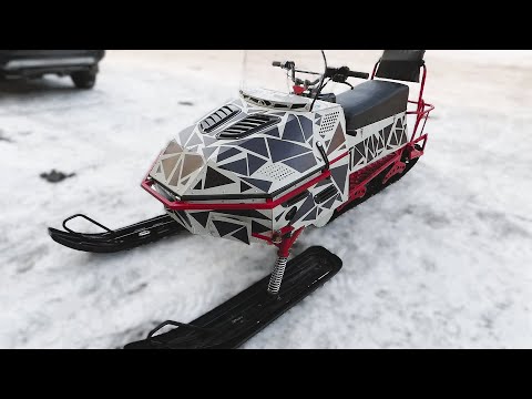 Видео: СНЕГОХОД С НУЛЯ:№10| Самодельный снегоход готов