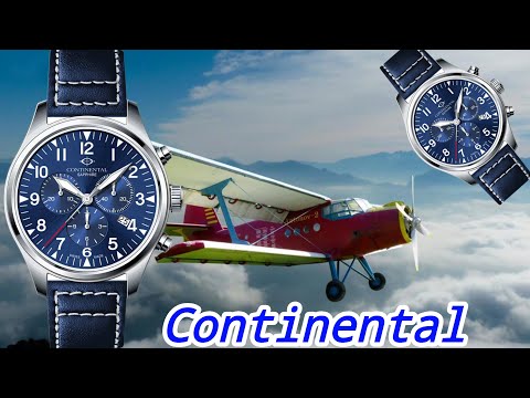 Видео: ПИЛОТ / ШВЕЙЦАРИЯ / ТОП / БЮДЖЕТНО / ЧАСЫ CONTINENTAL / №155