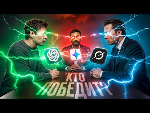 Видео: ChatGPT 5 vs Grok 4 vs Gemini - Кто победит в битве ИИ в 2025?