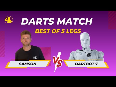 Видео: Учебный челлендж по дартсу – сразитесь с DartBot уровня 7 в битве до последнего