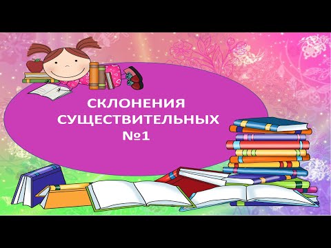 Видео: Склонения существительных №1