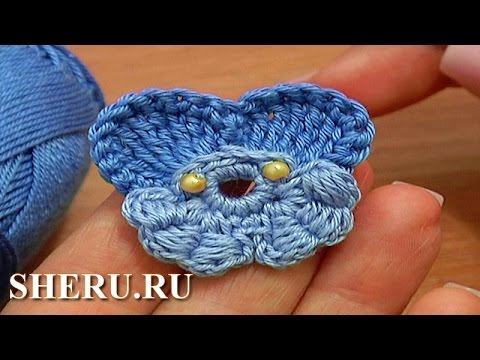 Видео: Crochet Pansy Flower Урок 64 часть 1 из 2 Вязаная фиалка