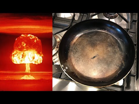 Видео: Как очистить и повторно прокалить сковородки из углеродистой стали