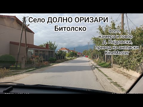Видео: Село ДОЛНО ОРИЗАРИ - Битолско