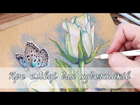 Видео: Про олівці для художників