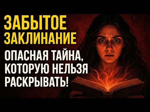 Видео: Забытое заклинание 🕯️ Опасная тайна, Которую нельзя раскрывать! | Мистическая история
