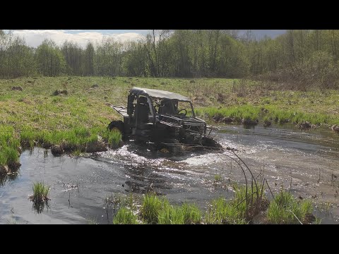 Видео: Прототип и квадроцикл, ручьи, добрались до болота