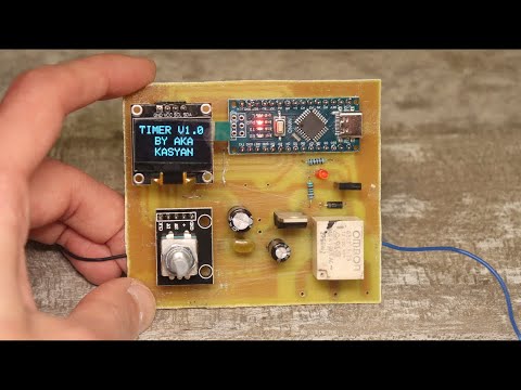 Видео: Циклический таймер (реле времени) на Arduino.