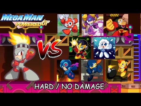 Видео: Mega Man Powered Up: все боссы в роли ПОЖАРНОГО (сложно/без урона)