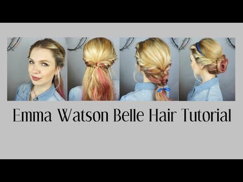 Видео: Прически Белль из фильма "Красавица и чудовище" 2017 / Emma Watson's Belle Hairstyles