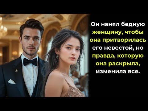 Видео: Он нанимает бедную женщину притвориться его невестой, но правда, которую она раскрывает, меняет всё.