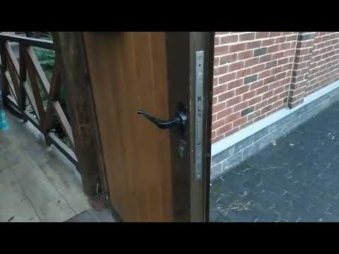 Видео: электромеханический замок на калитке. проблемы.