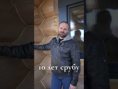 Видео: СРУБ из КЕДРА ЧЕРЕЗ 10 ЛЕТ!! #shorts #сруб #кедр