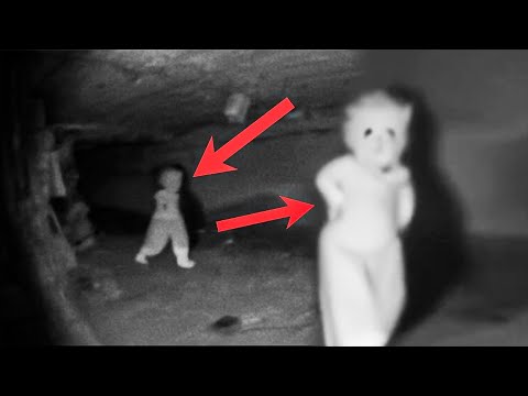 Видео: РЕАЛЬНЫЙ ПРИЗРАК РЕБЕНКА В ПОГРЕБЕ