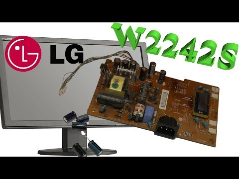 Видео: Разборка и ремонт монитора LG W2242S