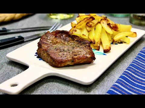Видео: Пържени свински пържоли с картофи в Airfryer