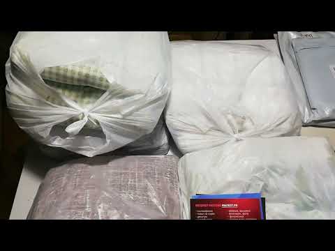 Видео: Распаковка 1метр ткани, ивтекс37. Что купила в Леруа