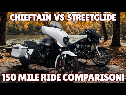 Видео: Битва баггеров: Chieftain 112 против Street Glide | Обзор 150-мильной гонки