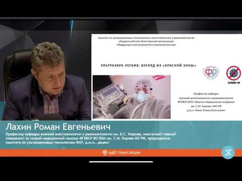 Видео: УЗИ лёгких  взгляд из «красной зоны» Лахин Р.Е.