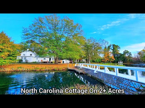 Видео: Коттедж в Северной Каролине на участке более 2 акров | Недвижимость в Северной Каролине | Госпита...