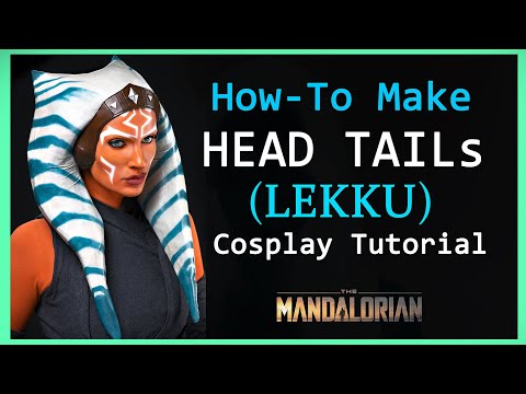 Видео: КАК СДЕЛАТЬ Foam Head Tails (LEKKU) Косплей Асоки Тано - Star Wars MANDALORIAN