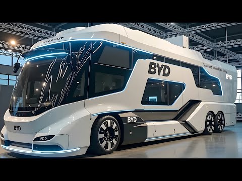 Видео: BYD Luxury VR Motorhome 2026 — Роскошный электрический автодом будущего