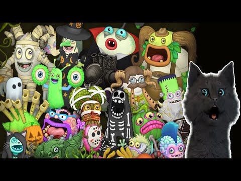 Видео: ХЭЛЛОУИН 🐱 Мои Поющие Монстры и Говорящий Супер Кот 🐱 My Singing Monsters
