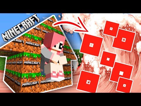 Видео: ЦУНАМИ ИЗ РОБЛОКСА ПРОТИВ ДОМА ИЗ МАЙНКРАФТ!