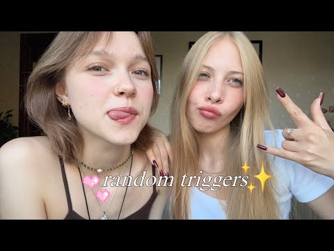 Видео: асмр рандомные триггеры с @marieassmr 💗 ✧｡٩(ˊᗜˋ )و✧*｡