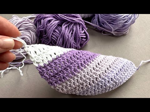 Видео: Нежный узор крючком для пледа 🥰