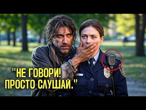 Видео: «“Не говори!” — Бездомный спас девушку-полицейского, увидев то, чего никто не заметил…»