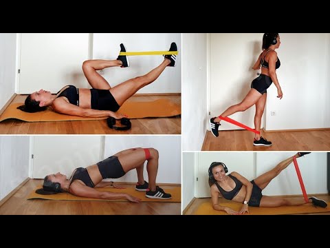 Видео: Топ 11 упражнения за Крака: Стегнати бедра и Дупе с Ластици (мини)