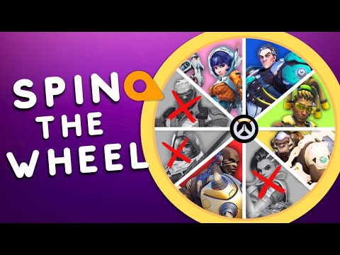 Видео: позволяю КОЛЕСУ выбирать моего героя в Overwatch 2..