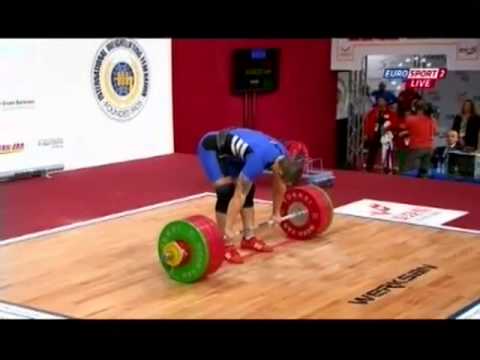 Видео: Мужчины 85 кг Толчок ЧМ-2013