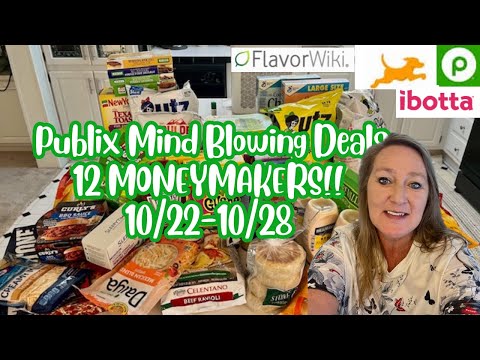 Видео: Потрясающие предложения Publix на этой неделе! 12 МАГАЗИНОВ! 22–28 октября