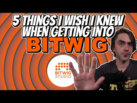 Видео: 5 вещей, которые я хотел бы знать, когда впервые начал работать с Bitwig