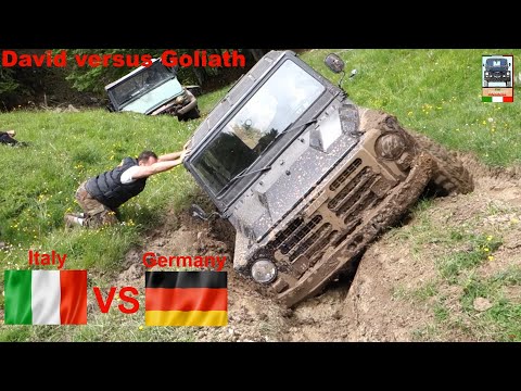 Видео: Mercedes UNIMOG vs Fiat Campagnola: последняя бойня! (часть 3 из 3)