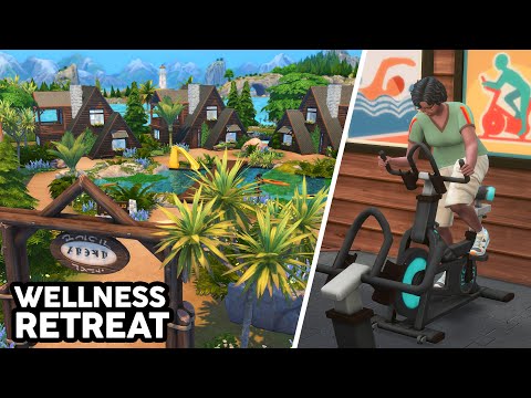 Видео: Wellness Retreat // The Sims 4 Быстрая сборка