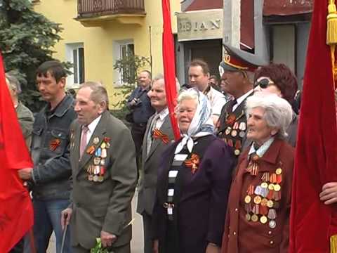 Видео: Парад 9 мая 2014 в г. Счастье
