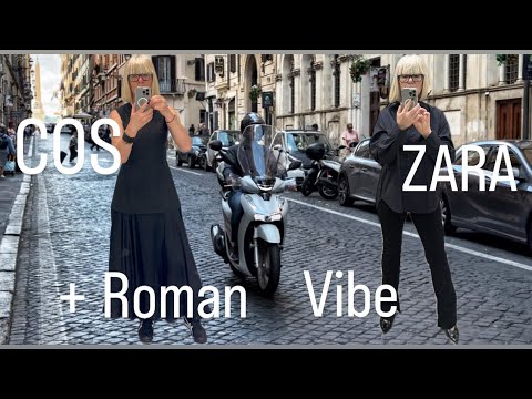 Видео: Гуляем по Риму ❤️ COS 🖤 ZARA 🖤 Mango