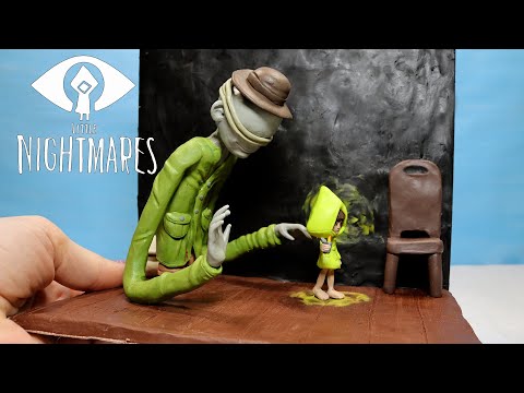 Видео: ШЕСТАЯ и СЛЕПОЙ УБОРЩИК Little Nightmares ДИОРАМА | Маленькие Кошмары Dimia лепка