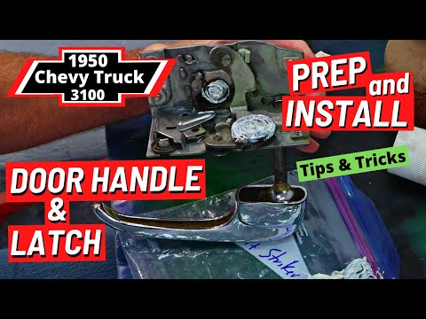 Видео: 1950 Chevy Truck (Эпизод 70) Установка дверной защелки, ручки и фиксатора