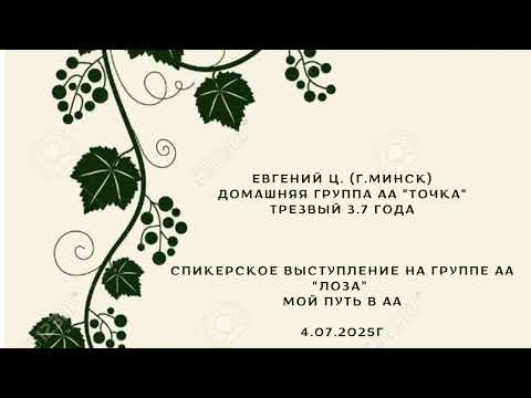 Видео: 4.07.2025г. Евгений Ц. (г. Минск)