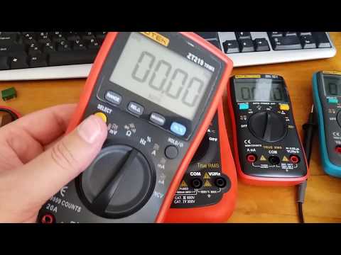Видео: ZOTEK ZT219 (RICHMETERS RM219, Aneng AN870) Обзор ч. 2