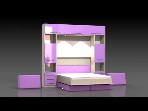 Видео: Шкаф кровать диван
