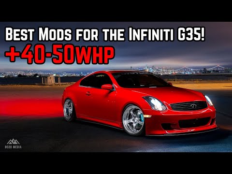 Видео: 5 лучших модификаций для Infiniti G35! (+40-50 WHP)