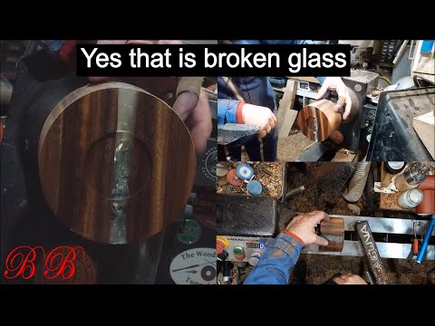 Видео: Использование стекла в токарной обработке дерева