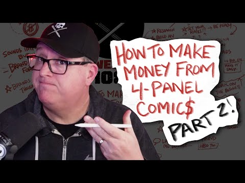 Видео: Как я зарабатываю, рисуя 4-панельные комиксы